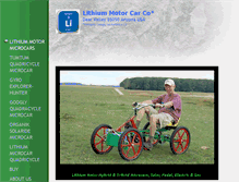 Tablet Screenshot of hybridmicrocar.com